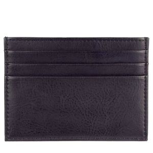 NIB Wemco Men’s Slim Card Case Wallet Black